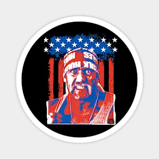 Hulk Hogan Patriotic Americana Magnet